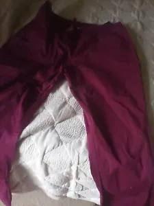 NWT - Wonder Flex Modern Premium Stetch Wine Scrub Pants - 2X Tall - Picture 1 of 5