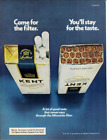 1975 KENT Micronite Filter Cigarettes Tobacco Smoking Magazine Vintage Print Ad
