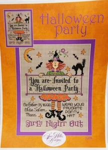Sue Hillis Designs Halloween Party by Cross Stitch Chart L650 - Picture 1 of 3