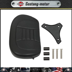 Nueva almohadilla de respaldo de pasajero costuras negras para Touring CVO Street Glide 1996-up - Imagen 1 de 13