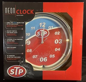 NASCAR Richard Petty STP Reloj Neón AUTOGRAFIADO - Imagen 1 de 22