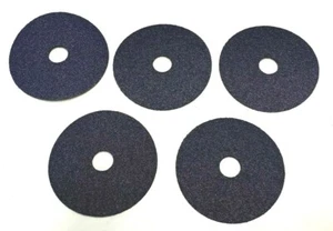 (5) Stck. 4-1/2 Zoll x 7/8 Zoll Dorn Klingspor 60er Körnung CS565 Aluminium Zirkonoxid Faser Scheibe - Bild 1 von 3