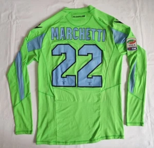 MAGLIA CALCIO FOOTBALL SHIRT SS LAZIO MACRON #22 MARCHETTI 2012/13 WORN? - Foto 1 di 14