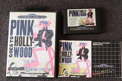 Pink Goes to Hollywood - Sega Mega Drive - PAL COMPLETE Cleaned & Tested - Image 1 of 4