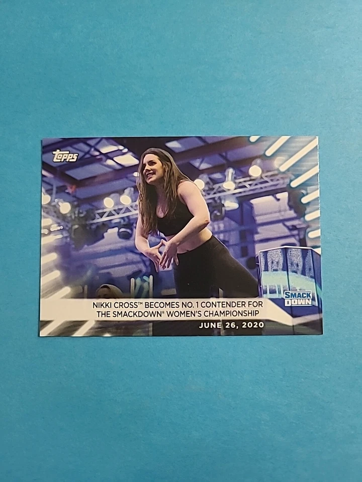 NIKKI CROSS 2021 TOPPS WWE WOMEN'S DIVISION WRESTLING CARD # 33 H8451 - Image 1 of 2