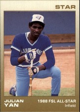 1988 Florida State League All-Stars Star #52 Julian Yan