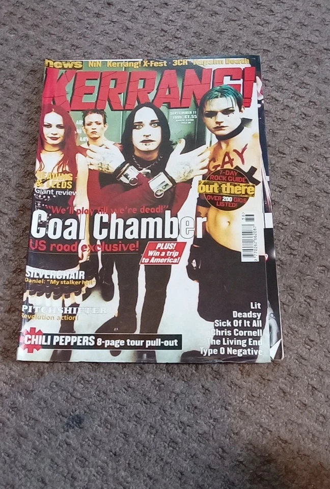 COAL CHAMBER	Kerrang	no.	767	11	Sep	1999 rare uk issue metal  - Image 1 of 1