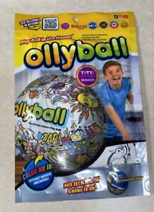 Ollyball Krunchcor New For Inside Play Hit It ,Kick It-Or Color It  12" BALL