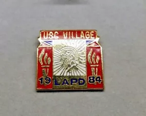 1984 LAPD USC VILLAGE OLYMPIC GAMES POLICE PIN - Bild 1 von 1