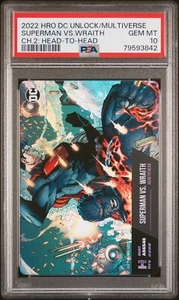 PSA 10 - 2022 DC Multiverse Chapter 2: Head-to-Head SUPERMAN 🆚 WRAITH - Picture 1 of 3