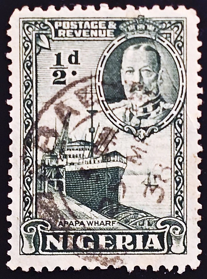 Sello Nigeria Sc #37 - Industria de la madera George V KGV 1936 Foto 1 de 1