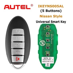 AUTEL IKEYNS005AL Smart Key Fit for Nissan 5 Buttons Aftermarket Replacement - Bild 1 von 7