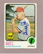 1973 Topps #31 Buddy Bell Cleveland Indians Signed Auto Autographed