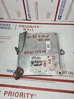 1991 年 1992 年丰田皮卡发动机电脑 89661-35630 4runner 175600-0781 22r-e MT — 第 1/4 张图片