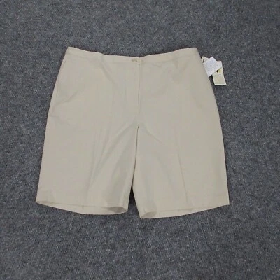 Pantalones cortos chinos de golf EP Pro para mujer 18 beige tostado nuevos con etiquetas 38x10 Foto 1 de 4
