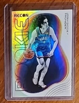 JOSH GIDDEY RC 2021-22 PANINI RECON ROOKIE INSERT SP HOLO PARALLEL REFRACTOR  - Image 1 of 3