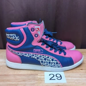 Tenis informales PUMA primera ronda rosa talla 6 para niña - Imagen 1 de 6