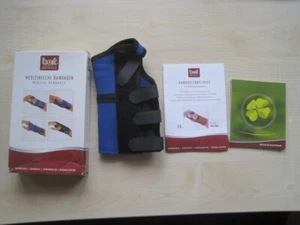 Bort Handgelenkstütze mit alu-schiene neuwertig OVP medium links, blau - Bild 1 von 6