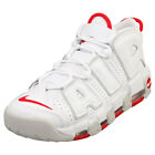 Nike Air More Uptempo 96 Mens White Red Fashion Sneakers - 10 US
