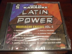LATIN POWER KARAOKE VCD DVD VCLP-042 MARIACHI EXITOS VOL 6 SEALED - Imagen 1 de 1