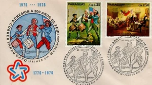 PARAGUAY  1976 The 200th Anniversary of American Revolution  FDC13794 - Picture 1 of 1