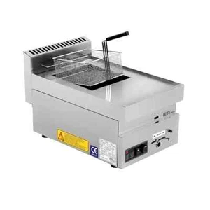 Gas Fritteuse 8 Liter 40x65x30 PROFI Friteuse 6,5kW - Bild 1 von 4