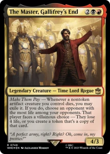 MTG - The Master, Gallifrey's End (Surge Foil) [Doctor Who] Foil - Foto 1 di 1
