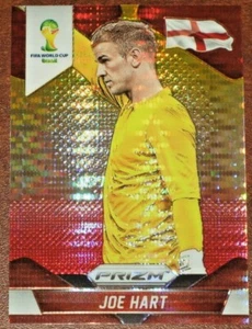 Prizm World Cup 2014 Joe Hart amarillo y rojo Pulsar Prizms Inglaterra - Imagen 1 de 2