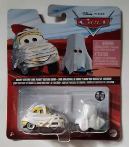 NOVITA' CARS Disney pixar MUMMY LUIGI e GHOST GUIDO 2021 mattel 1/55 maclama - Foto 1 di 10