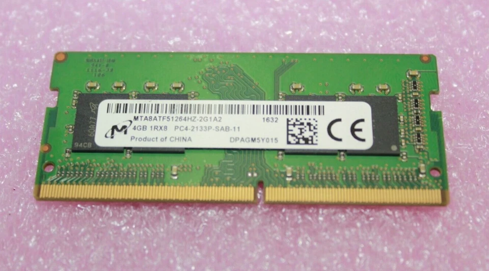 Micron 4GB 1RX8 PC4-2133P DDR4 Laptop Memory Ram MTA8ATF51264HZ-2G1A2 - Image 1 of 1