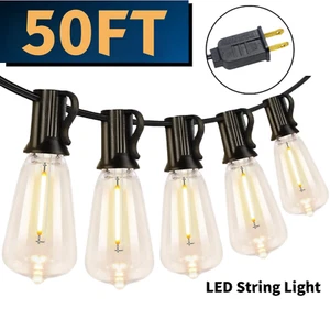 Outdoor Patio String Light Bulbs, Shatterproof Waterproof ST38 LED Replacement - Picture 1 of 13