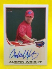 Austin Wright 2013 Topps Pro Debut AUTOGRAPH #PDA-AW