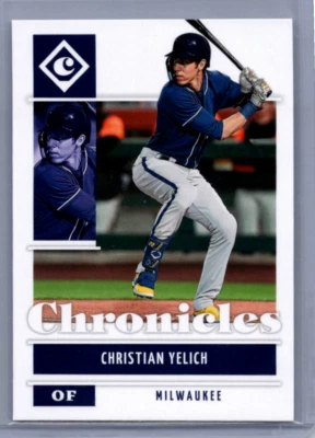 2022 Panini Chronicles Baseball Christian Yelich #42 Brewers - Image 1 of 2