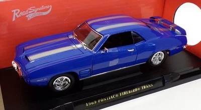 Lucky Diecast 1/18 Scale 92368 - 1969 Pontiac Firebird Trans - Blue - Image 1 of 4