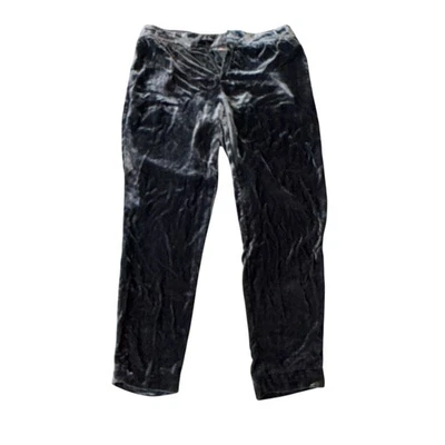 Pantalones al tobillo Elevenses Anthropologie Chic de terciopelo en gris talla 6 Foto 1 de 4