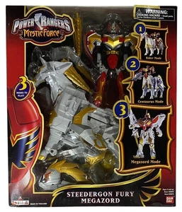 Power Rangers Mystic Force Steedergon Fury Megazord Figur NEU Box beschädigt 2006 - Bild 1 von 17