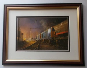 RAILWAY PRINT BY PHILIP D HAWKINS - TWILIGHT OF THE TWENTIES - Picture 1 of 1