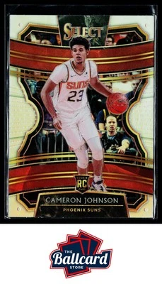 2019-20 Panini Select #8 Cameron Johnson Silver Prizms - Image 1 of 2