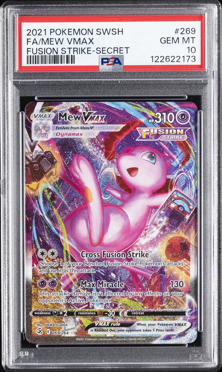 Mew Pokémon TCG Professional Sports Authenticator (PSA) Grade 10