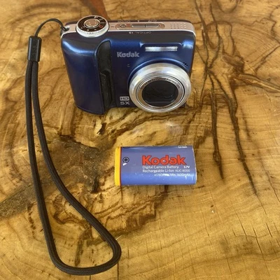 Kodak EasyShare Z1485 IS 14.0MP Digital Camera - Blue, with Battery WORKS - Image 1 of 4