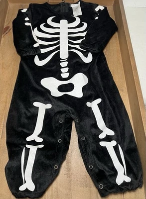 Pottery Barn Kids Skeleton Glow In The Dark Costume 2T - Image 1 of 4