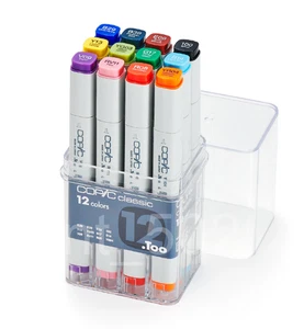 Copic klassische Marker 12-teiliges Basisset - Bild 1 von 2