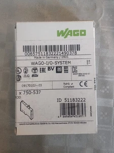 Brand New WAGO-I/O-SYSTEM 750-537 FREE SHIPPING - Picture 1 of 3