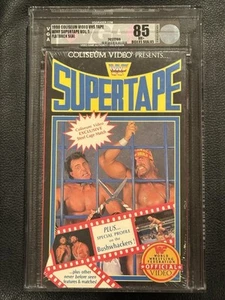WWF Supertape Vol. 1 1990 Sealed VHS Graded VGA 85 Seal 85 Coliseum Video - Picture 1 of 3