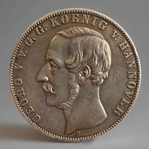 Germany 3 1/2 Gulden 1854 Grade GEF - Picture 1 of 2