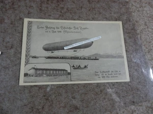 AK Aufstieg LZ Graf Zeppelin Luftschiffwerft  Momentaufnahme - Bild 1 von 2