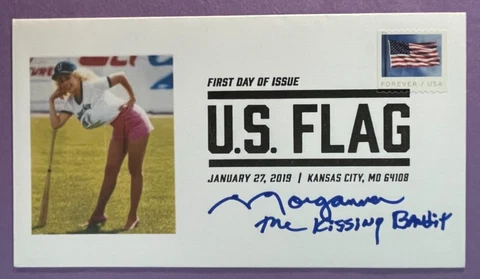 SIGNED MORGANNA THE KISSING BANDIT FDC AUTOGRAPHED FIRST DAY COVER Cover