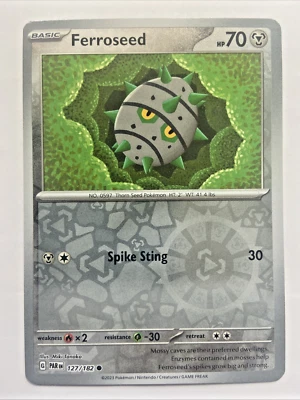 Ferroseed 127/182 Sv04: Paradox Rift Reverse Holo - Image 1 of 2