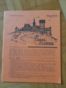 Tegel Manor Judges Guild Dungeons And Dragons Booklet L No Map Old School D&D - Bild 1 von 5