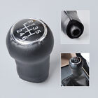 Black 6 Speed Gear Shift Knob Gaitor Boot Fit For Audi A6
